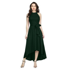 Womens Rayon Solid Maxi Dress